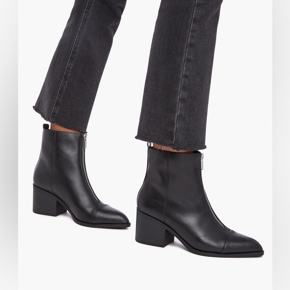 Black Heeled Ankle Boot - NIB - Picture 5 of 6